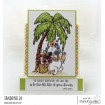 Rosie and Bernie's PALM TREE rubber stamp